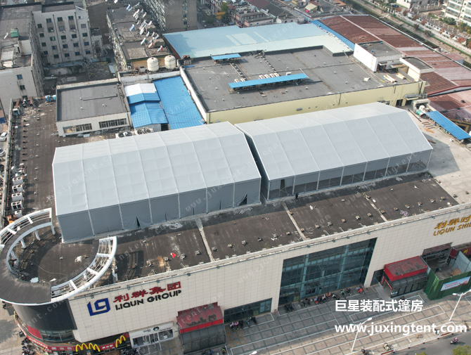 揚(yáng)州樓頂體育篷房 籃球、羽毛球篷房場館